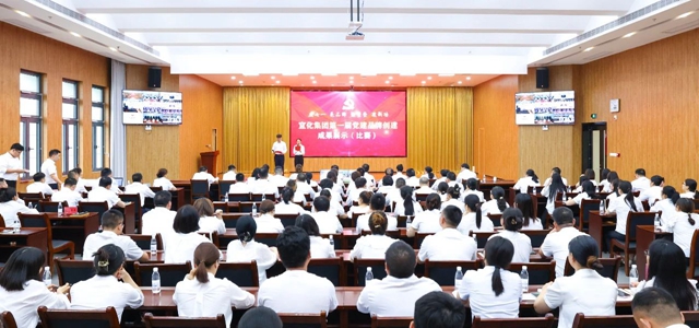 慶七一亮品牌強堡壘建新功！集團舉行第一屆黨建品牌創(chuàng)建成果展示比賽(圖1)