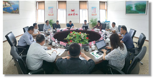 甕福集團(tuán)羅永留、開磷集團(tuán)杜紹倫一行到訪宜化集團(tuán)